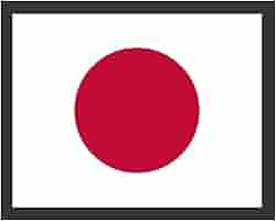 メタクリル樹脂　日本国旗額縁 メタクリル樹脂日本国旗額縁